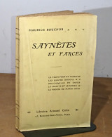 BOUCHOR Maurice  - SAYNETES ET FARCES - 1901-1940