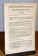 COLLECTIF   - RESERVES POUR LA REPRODUCTION DES POISSONS - BULLETIN DES LOIS DE L'E - 1801-1900