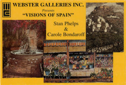 PUBLICITÉ - ADVERTISING - WEBSTER GALLERIES INC PRESENTS " VISION OF SPAIN " - GO-CARD 1996 No 403 - - Publicité