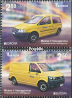 Bosnien-Herzegowina 618Dr-619Dr (kompl.Ausg.) Postfrisch 2013 Postfahrzeuge - Bosnien-Herzegowina