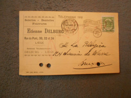Cpa Etienne Delburg Soieries Dentelles Fourrures Bruxelles Liege Verviers 1910 - Autres & Non Classés