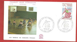 FDC  JEUX MONDIAUX HANDICAPES PHYSIQUES  SAINT ETIENNE 27 6 1970 - 1970-1979