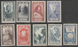 France N° 765 à 770 * La Série (et 761, 762, 771 En Plus) - Unused Stamps