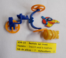 Kinder - Bestiole Sur Roues - Bleu Foncè Et Orange - K04 23 - Sans BPZ - Montabili