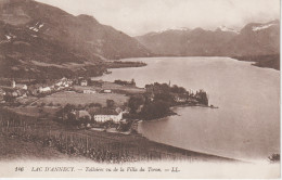 LAC D'ANNECY (74) TALLOIRES Vu De La Villa Du Toron En 1916 - Talloires