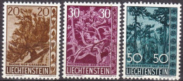 Liechtenstein, 1960, 399/01, MNH **,  Einheimische Bäume Und Sträucher - Ungebraucht