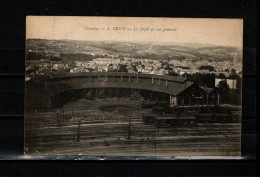 19 BRIVE DEPOT DES TRAINS FROISSURES EN BAS - Brive La Gaillarde