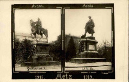 MILITARIA - Carte Postale Photo - Souvenir  De Metz  - L 152317 - Oorlog 1914-18