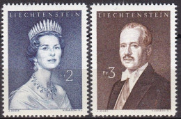 Liechtenstein, 1960, 402/03, MNH **,  Freimarken: Fürstenpaar. - Unused Stamps