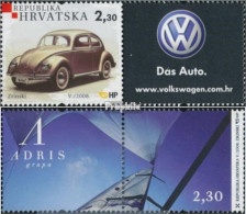 Kroatien 856Zf,860Zf Mit Zierfeld (kompl.Ausg.) Postfrisch 2008 VW Käfer, Kulturstiftung - Kroatië