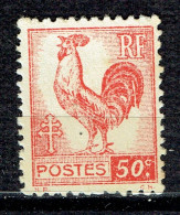 50 C Rouge Coq Série D'Alger - 1944 Coq Et Marianne D'Alger