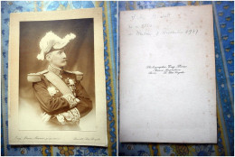 PHOTO CDV AUTHENTIQUE GENERAL VICTOR MICHEL Née En 1850 A MEULAN  LEGION D HONNEUR  Cabinet EUGENE PIROU A PARIS - Guerre, Militaire