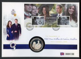 Numisbrief Monarchien Europas Prinz William Und Catherine Middleton PP (M5412 - Zonder Classificatie