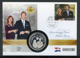 Numisbrief Monarchien Europas Grossherzog Henri U. Maria Teresa PP (M5405 - Ohne Zuordnung