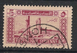 SYRIE - 1940 - N°YT. 249 - Palmyre 5pi Rose - Oblitéré / Used - Oblitérés