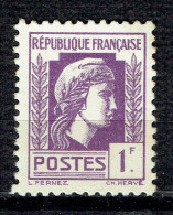 1 F Violet Marianne D'Alger - 1944 Marianne Van Algerije