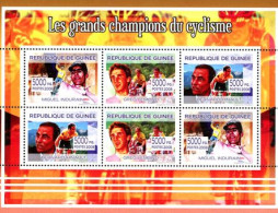 GUINEE 2008 - Les Grands Champions Du Cyclisme - 6 V. - Wielrennen