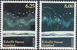 GROENLAND 2009 - Europa - L'astronomie -  Gommés - 2 V. - Neufs