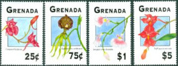 GRENADA 1994 - Ochidées - II (comparettia Falcata) - 4 V. - Orchidées