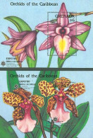 GRENADA  1990 - Expo 90 - Orchidées Des Caraibes - 2 BF - Orchidées