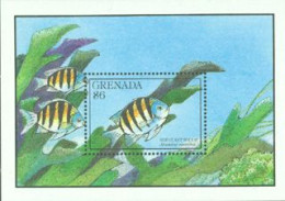 GRENADA 1990 - Poissons II - BF (Abudedul Saxatilus) - Fishes