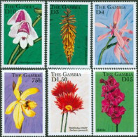 GAMBIE 1998 - Fleurs D'afrique - Diverses Et Orchidées  - 6 V. - Other & Unclassified