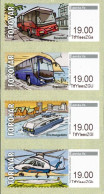 FEROES 2022 - Vignettes -  Transports Publics - 4 V. - Islas Faeroes