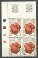 TAAF 2006  N° 499 ** Bloc De 4 Coin De Feuille Neuf MNH Superbe Minéraux  Minérals Géologie Spinelle - Nuovi