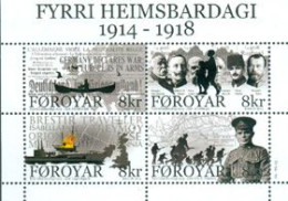 FEROES 2014 - WW1 - Première Guerre Mondiale - 1 BF - Faroe Islands