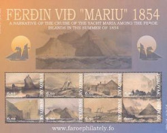 FEROES 2004 - Voyage Sur Le "Mariu" - 8 V En Feuillet - Färöer Inseln