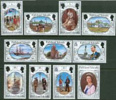 FALKLAND 1983 -  Anniversaires Britanniques - 11 V. - Falkland Islands