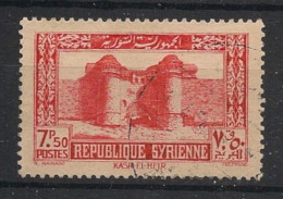 SYRIE - 1940 - N°YT. 258 - Kasr El Heir 7pi50 - Oblitéré / Used - Gebraucht