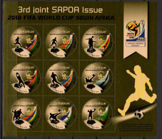 Zimbabwe 2010 Football Soccer World Cup Sheetlet MNH - 2010 – Sud Africa