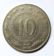 Yougoslavie - 10 Dinar 1981 - Joegoslavië