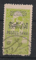 SYRIE - 1945 - N°YT. 287 - 100pi Vert-jaune - Oblitéré / Used - Usati