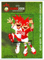 220100 MNH ALBANIA 2008 CAMPEONATOS DE EUROPA DE FUTBOL EN AUSTRIA Y SUIZA - Albanie