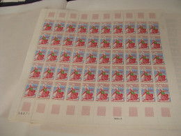 N° 1649 En Feuille  De 50 Timbres  Neufs - Fogli Completi