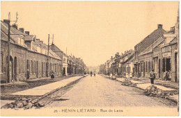 PAS DE CALAIS HENIN LIETARD BEAUMONT : RUE DE LENS - PLAN ANIME - Henin-Beaumont