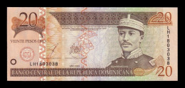 República Dominicana 20 Pesos Oro 2003 Pick 169c Sc Unc - Repubblica Dominicana