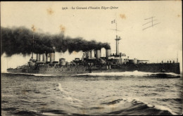 CPA Französisches Kriegsschiff, Edgar Quinet, Cuirassé D'Escadre, Marine Militaire Francaise - Autres & Non Classés
