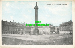 R596928 Paris. La Colonne Vendome - Welt