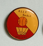 Pin's A.L.E.P Basket Nivolas Isère ( Nivolas-Vermelle ) - Basketbal