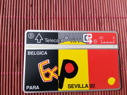 S 40 Sevilla 92 221 D Good Number    Used Rare - Zonder Chip
