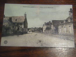 CPA - Pontvallain (72) - Place De La Bascule - Garage Prosper - 1910 - SUP (HW 46) - Pontvallain