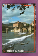 12 VALLÉE Du TARN MILLAU Cité Du Gant  Le Vieux Moulin Sur Le Tarn Construit Sur Un Bastion Du Pont-Vieux XIème Siècle - Millau