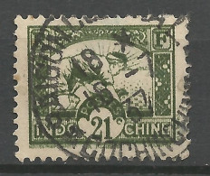 INDOCHINE  N° 164 Vert Foncé CACHET SAIGON / Used - Usati