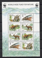 Feuillet Neuf** MNH 2000 Viêt-Nam  Vietnam  WWF Protection De La Nature CERF Mi:VN 3063-3066KB, Yt:VN BF105 - Viêt-Nam