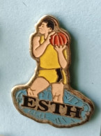 Pin's Basket ESTH - Basketbal