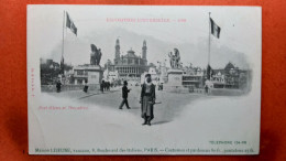 CPA (75)  Exposition Universelle 1900. Pont D'Iéna Et Trocadéro.. Publicité En Bas. Maison LEJEUNE. (7A.644) - Tentoonstellingen