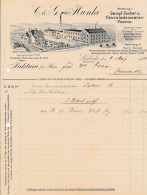 1914 Zucker- Und Chocoladenwaren-Fabrik Hunke Projekthaus 54 Osnabrücker Str. Lübbecke - Historical Documents
